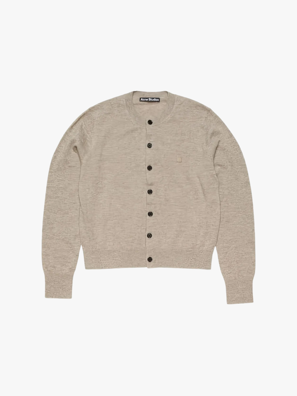 Acne Studios Strickjacke mit Knopfleiste Beige Damen