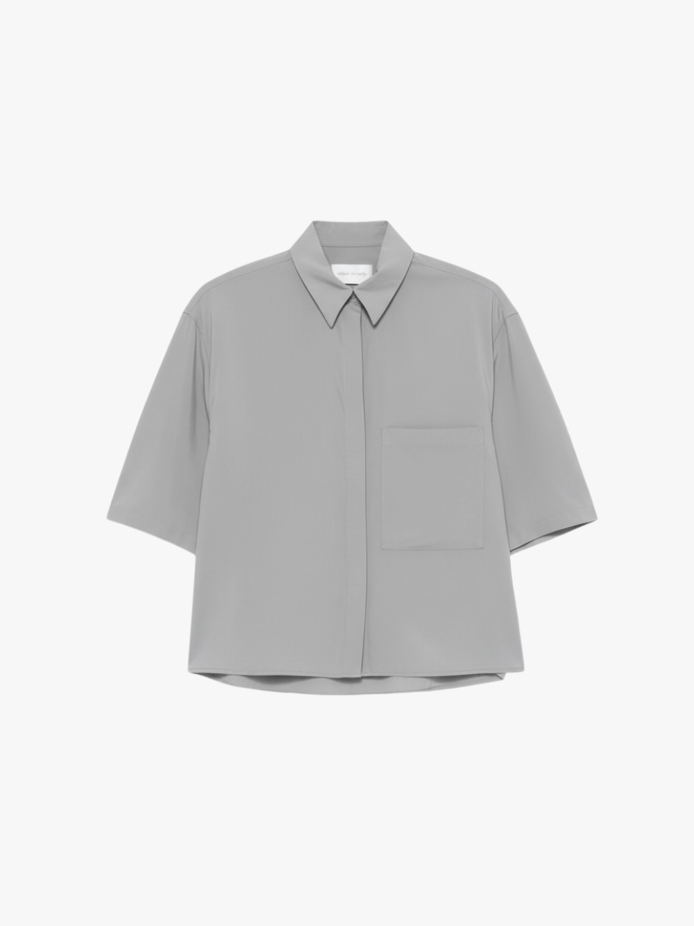 Christian Wijnants Talona Chest Pocket Shirt Steel Women's