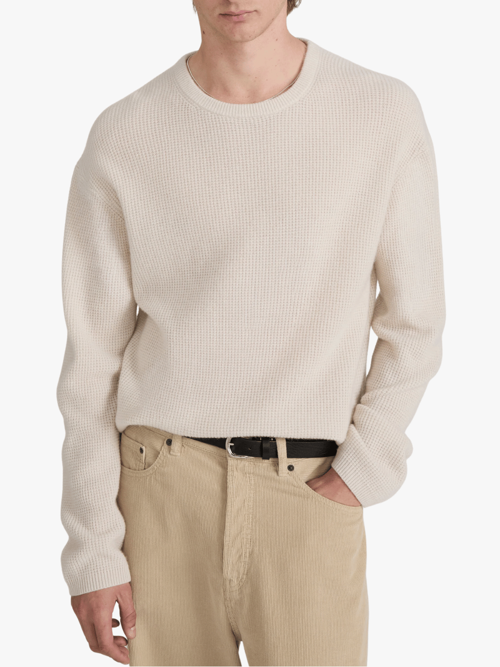 Frame Sweatshirt Creme Herren