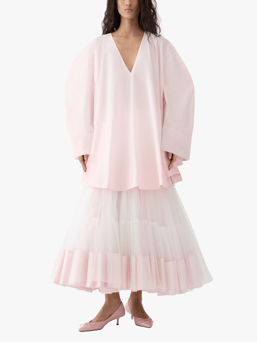 Jacquemus Paysan Kleid Light Rosa Damen