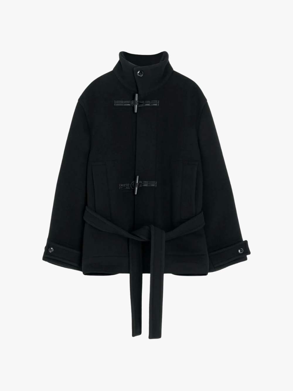 Lemaire Lemaire Schwarz Wollmantel Damen