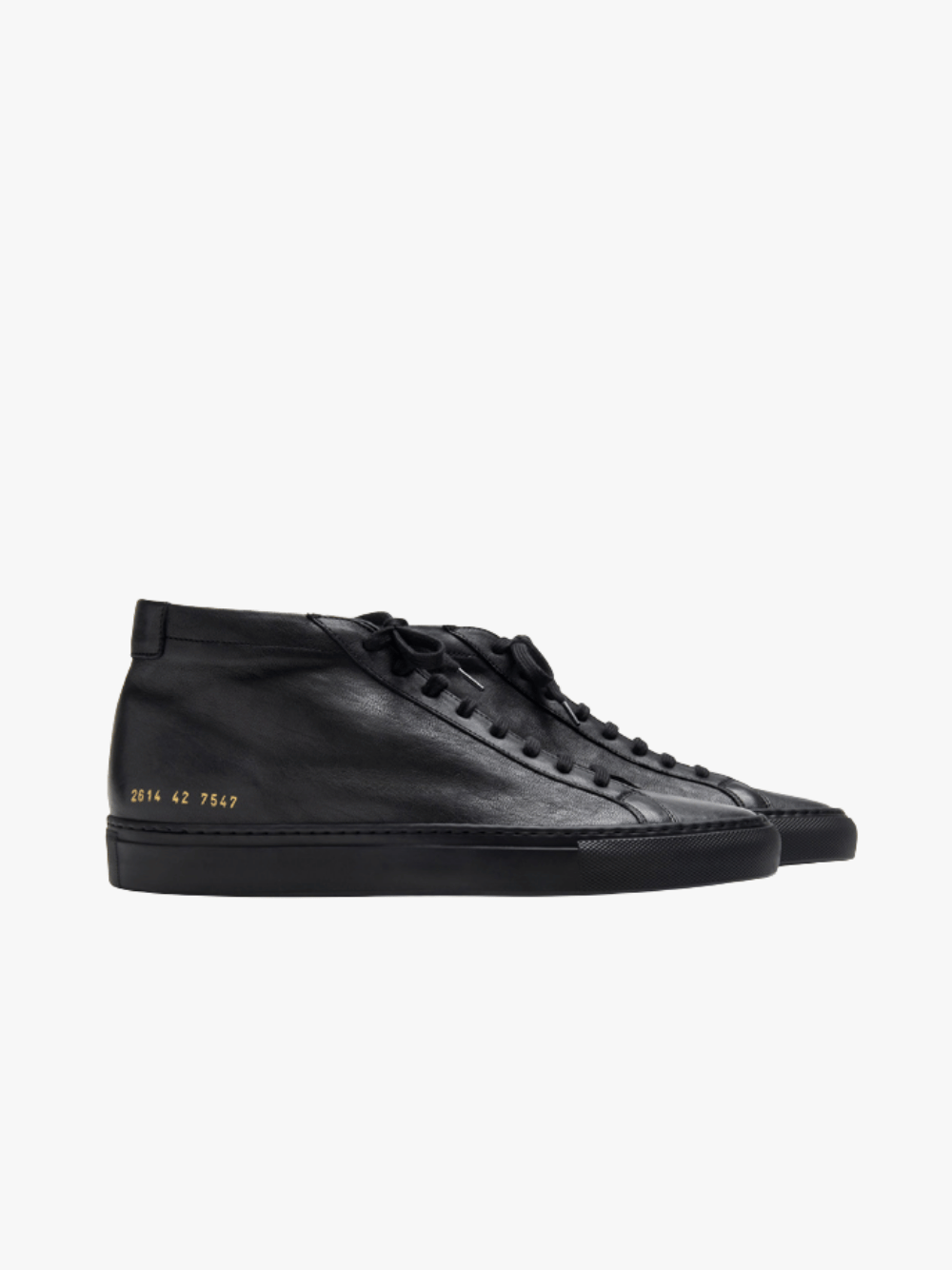 Common Projects Achilles Mid Premium 2614 Sneaker Schwarz Herren