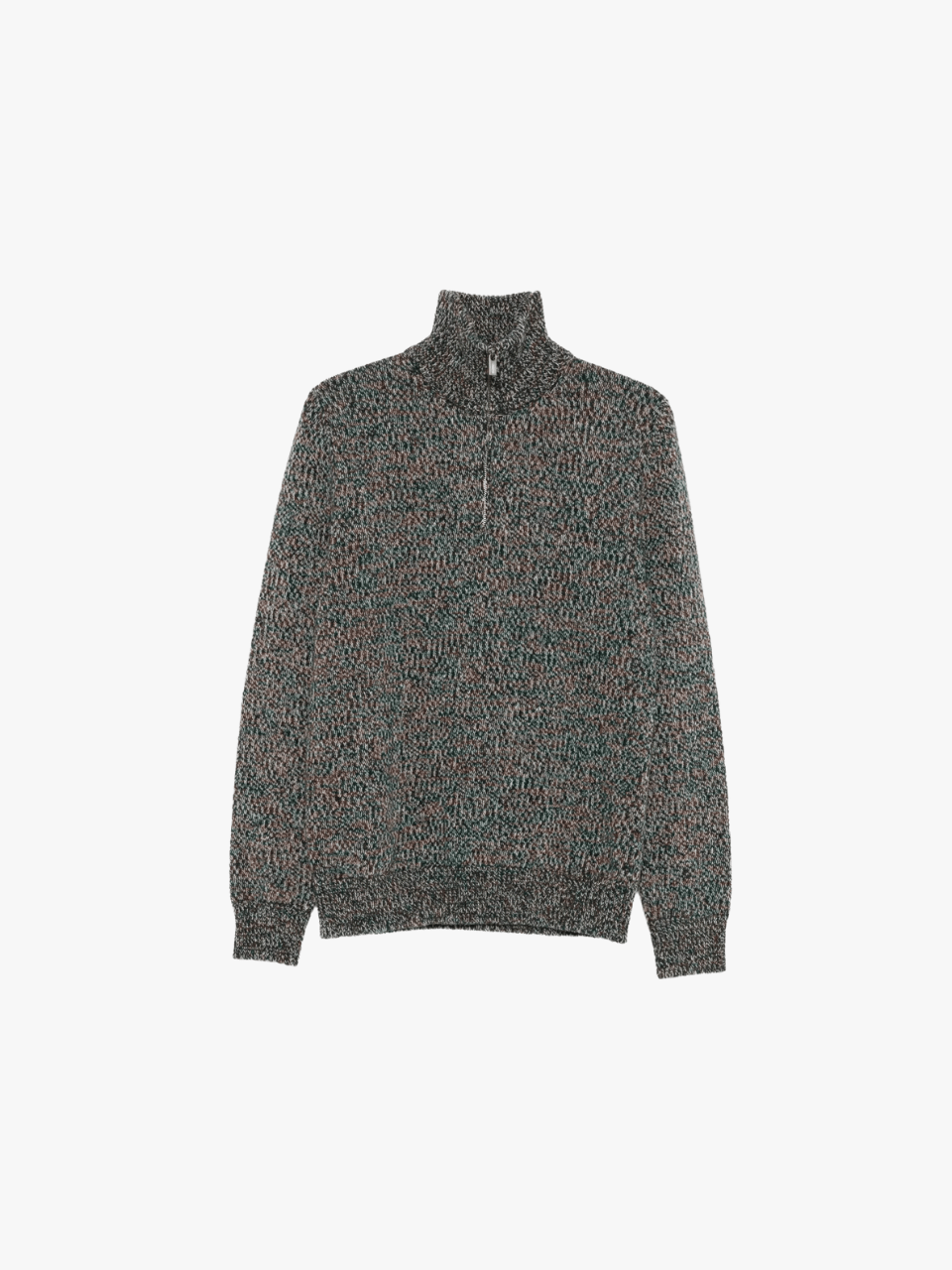 Barena Pullover mit hohem Halsausschnitt und Reißverschluss
