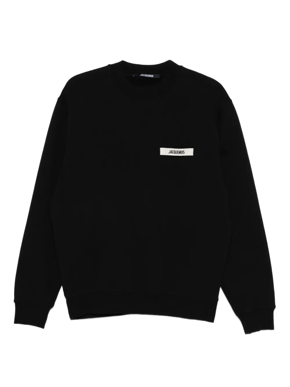 Jacquemus Das Gros Grain Sweatshirt Schwarz Herren