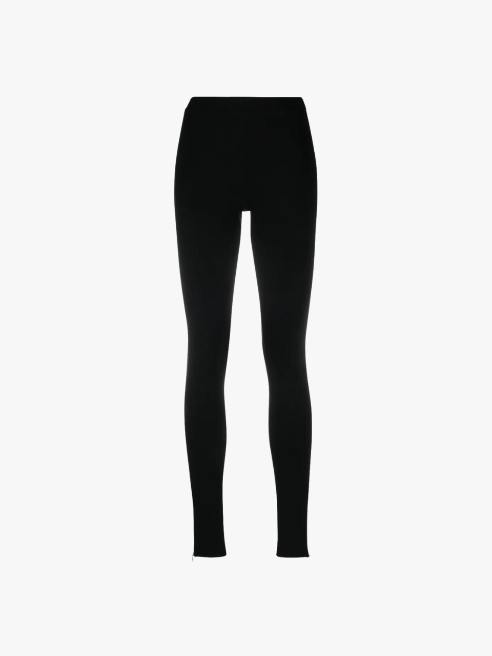 TOTEME Leggings mit hohem Bund und Reißverschluss Schwarz Damen