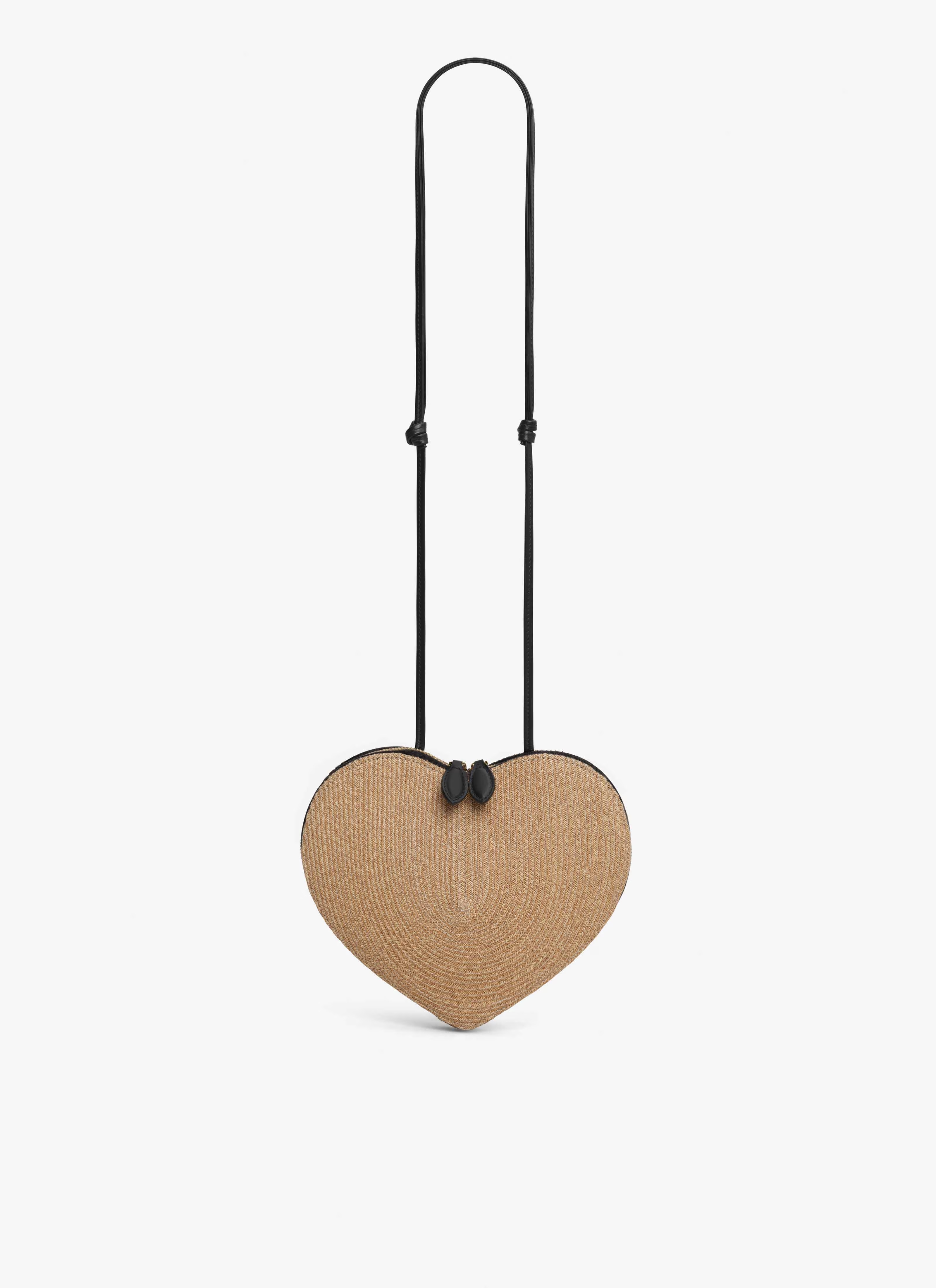 Alaia Tasche Le Coeur aus Strohpapier Damen
