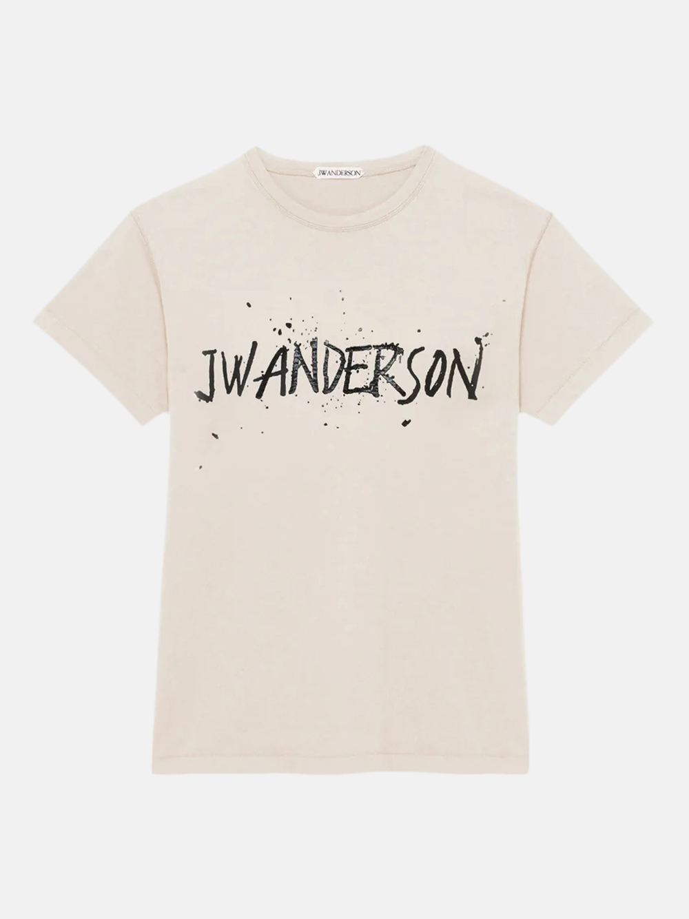 JW Anderson Circular T‑Shirt Ecru Herren