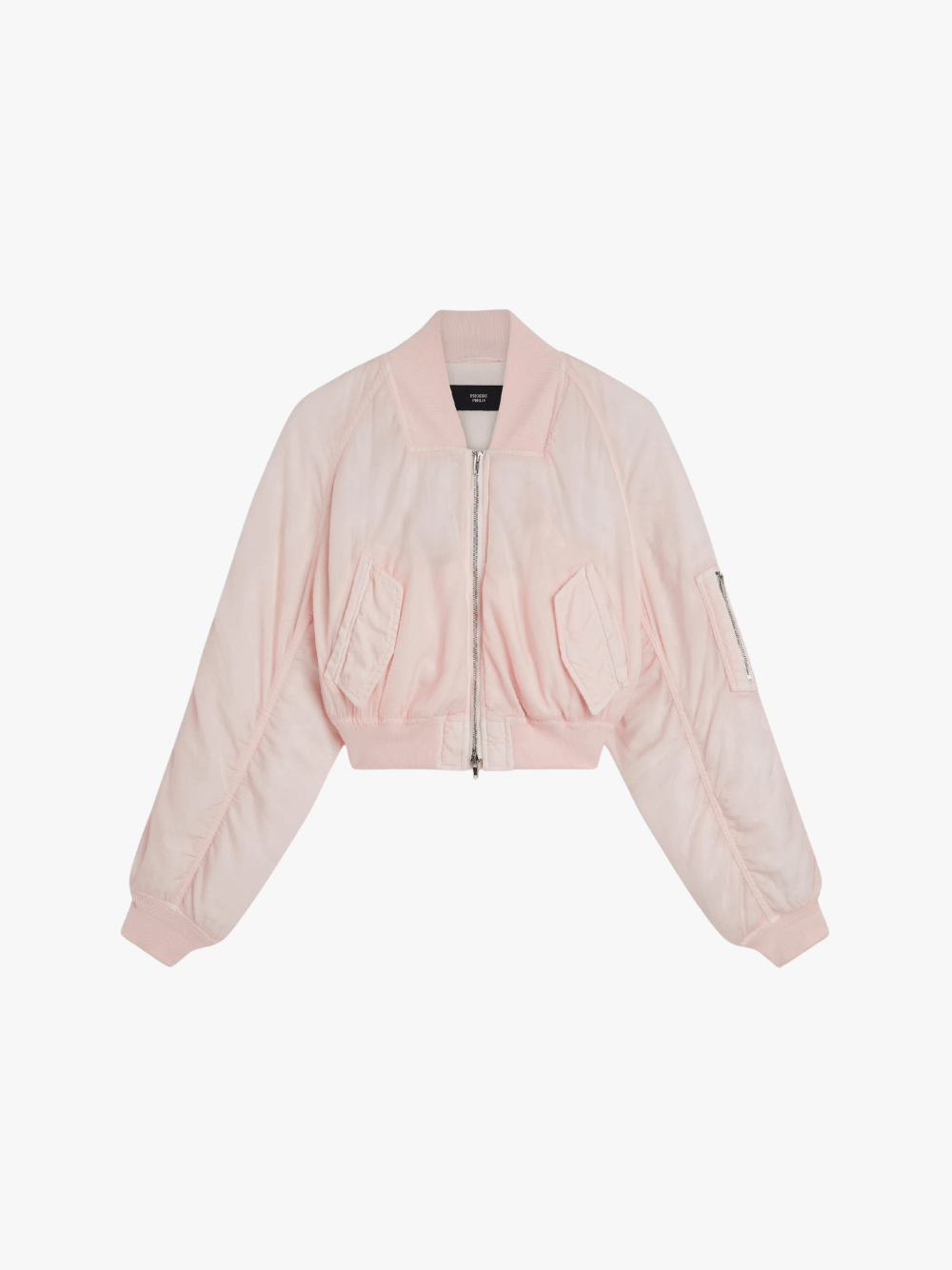 Phoebe Philo Soft Shrunk Bomber Pale Blush Women's