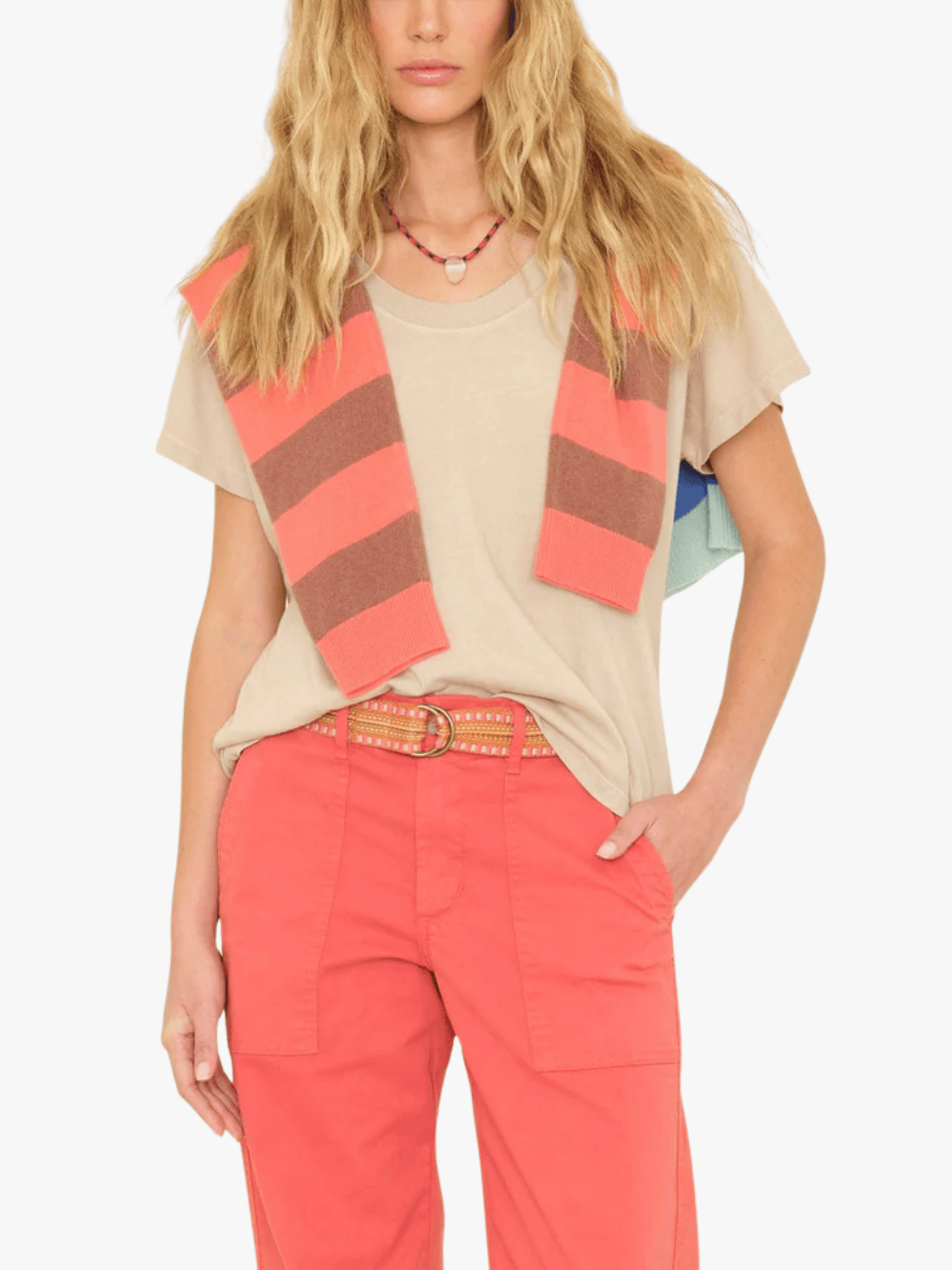 Xirena Bodhi Tee Sand Beige Drift T‑Shirt Damen