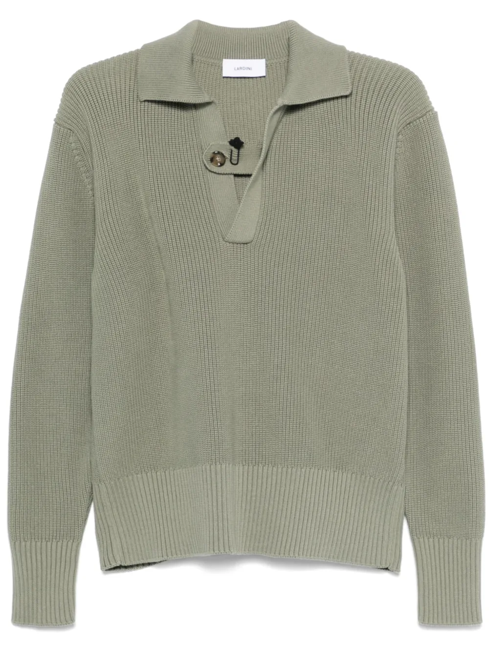 Lardini Pullover mit Broschendetail Gr√ºn