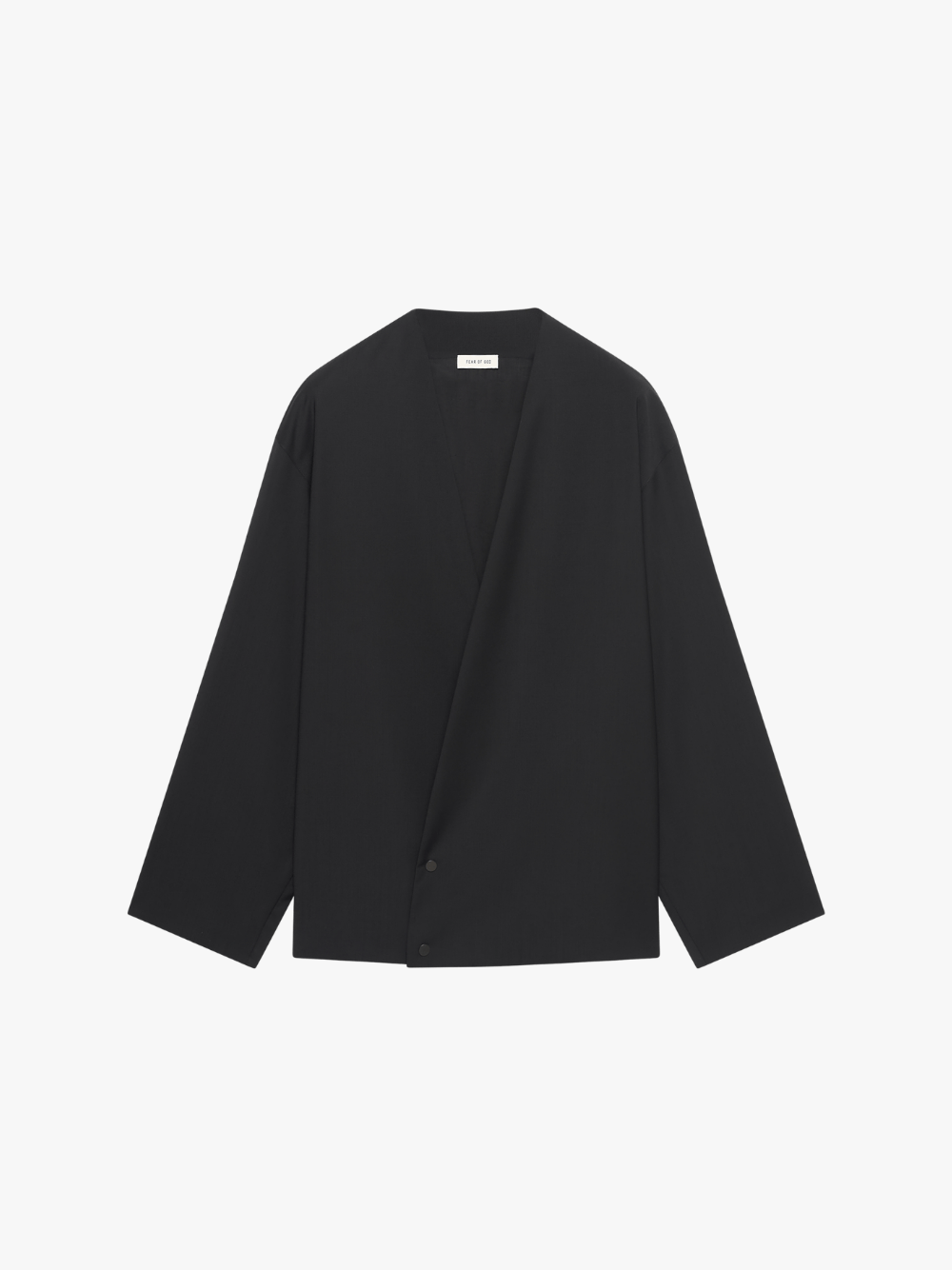 Fear of God Relaxed Lapelless Jacket Black Herrenjacke