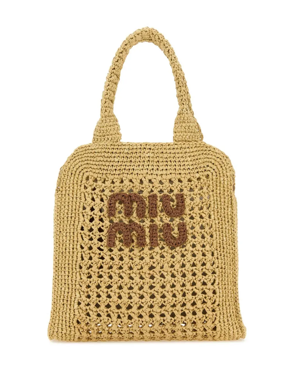 Miu Miu geh√§kelte Tragetasche