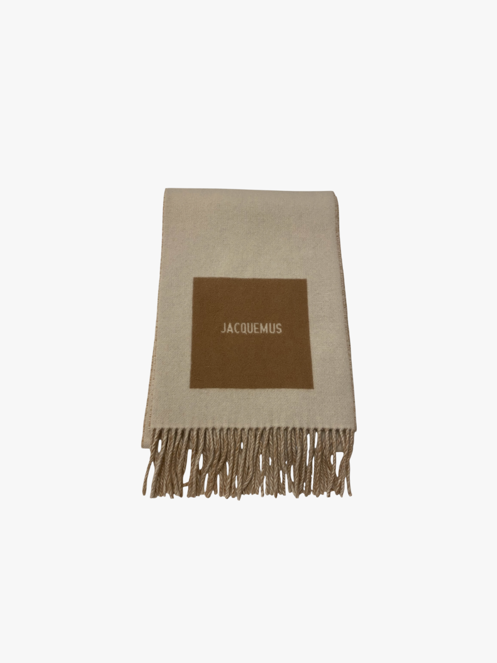 Jacquemus Der Moisson Schal Beige Herren