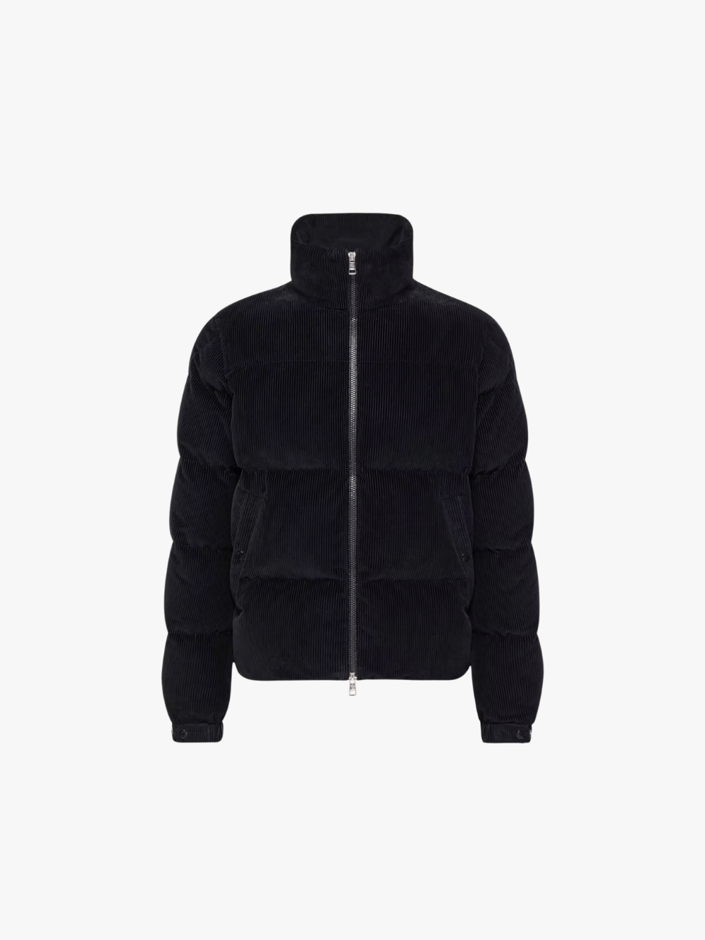 Moncler Esparron Corduroy Short Down Jacket Dunkelblau Herren