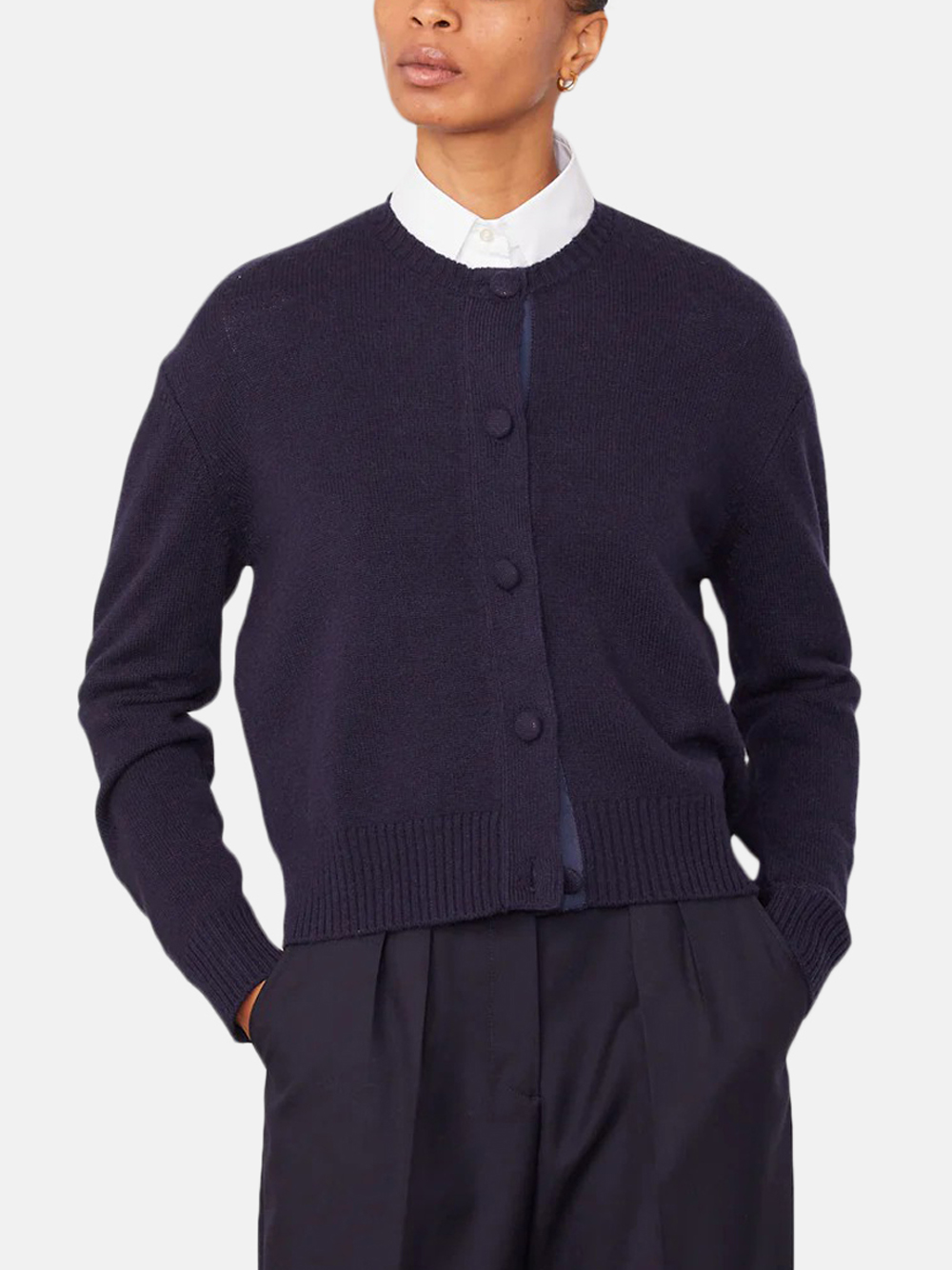 Officine Générale Sirine Cardigan Navy Cardigan Damen