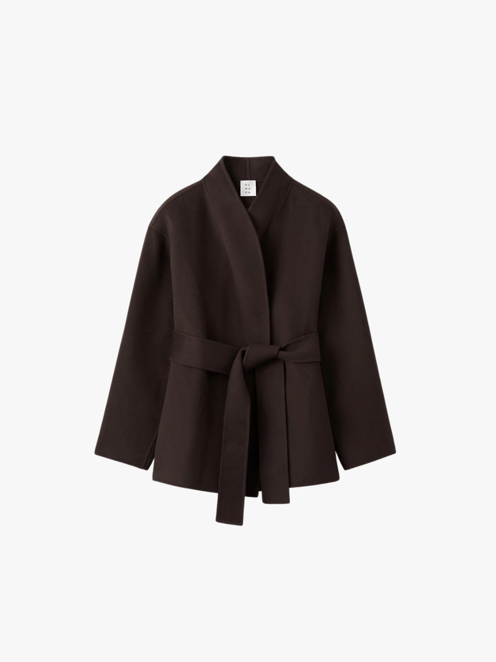 ALMADA LABEL Noorie Doublé-Mantel Schokoladenbraun Damen