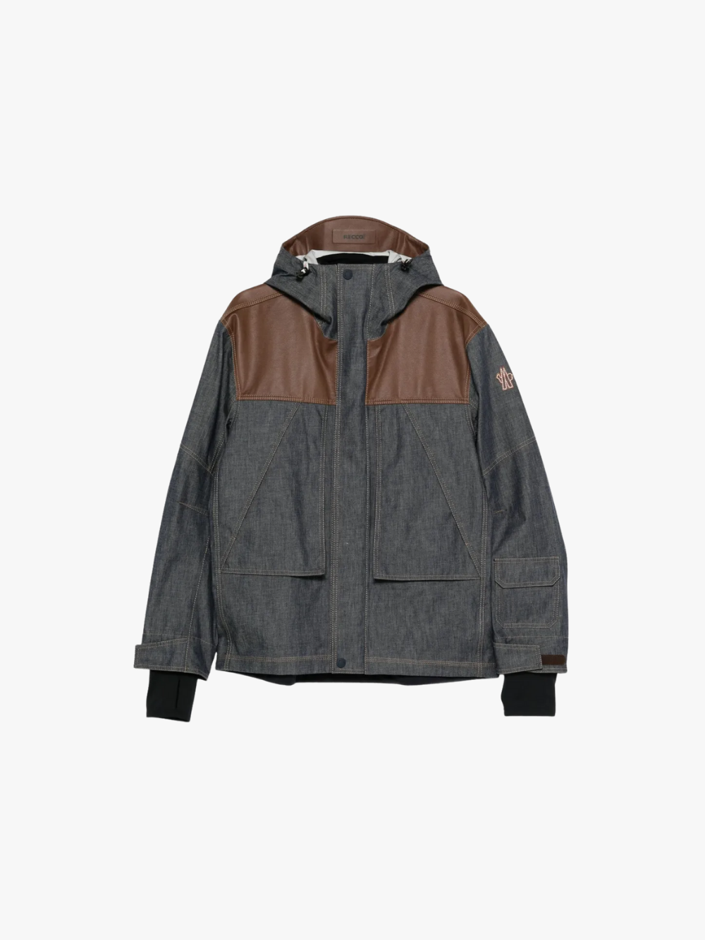 Moncler Grenoble Kapuzen‑Jacke Braun Herren