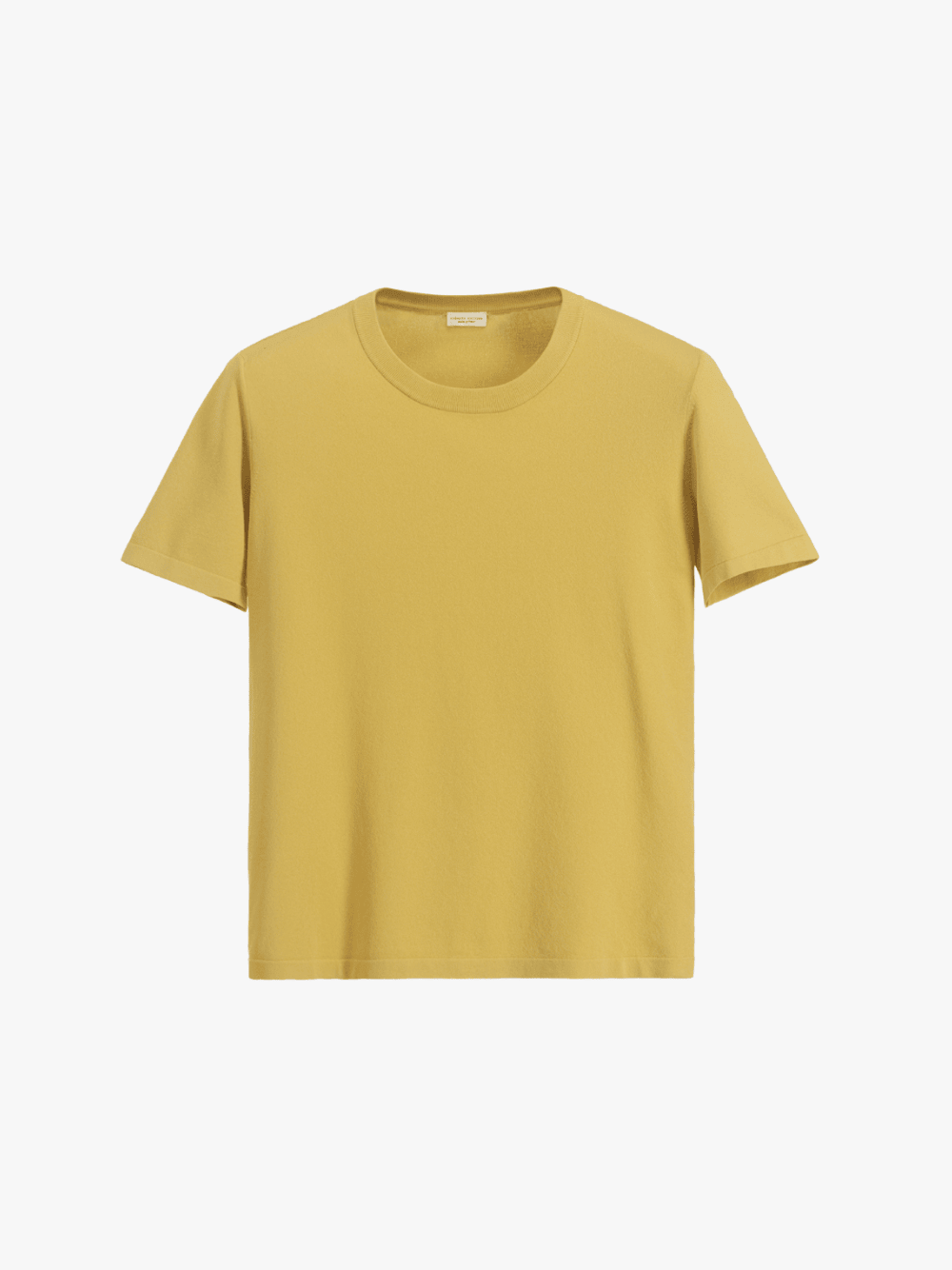 Roberto Collina Knitted T‑shirt Gelb Damen