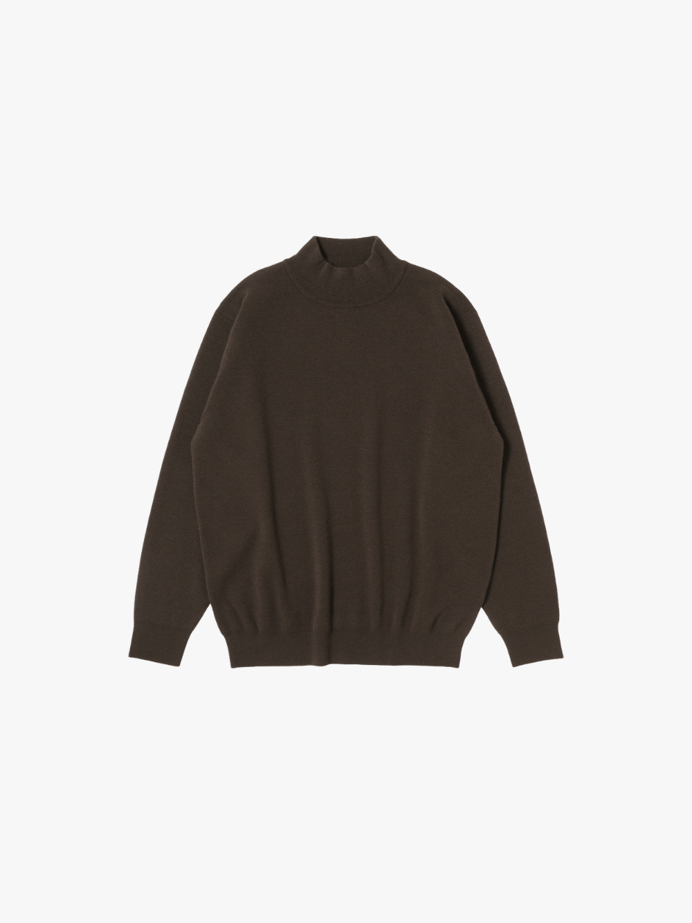 Batoner Sunshine Cashmere Mock Neck Brown Men's