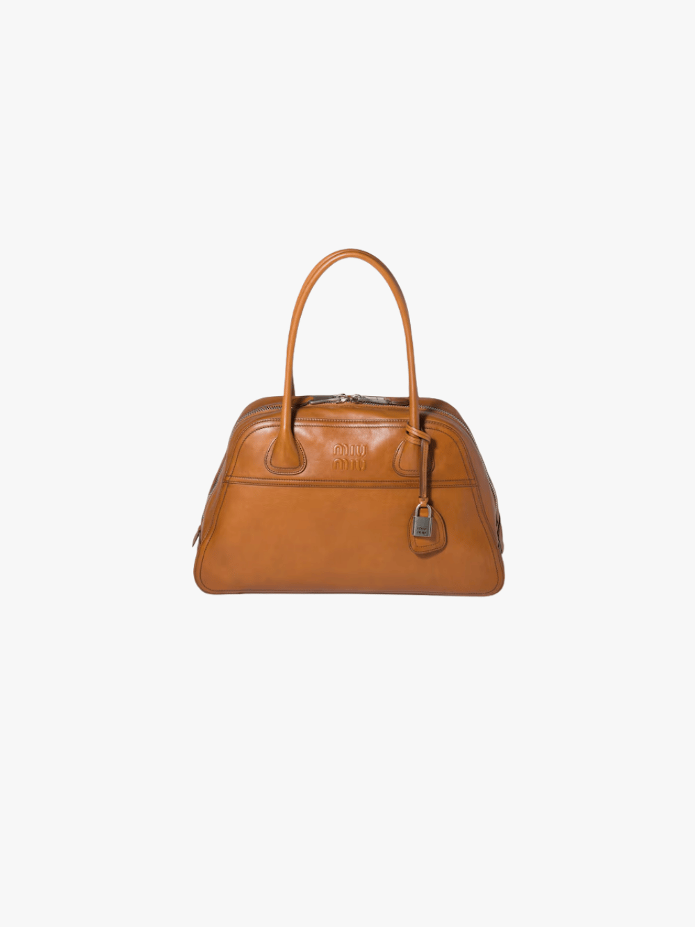 Miu Miu Vivant Tasche Cognac Damen