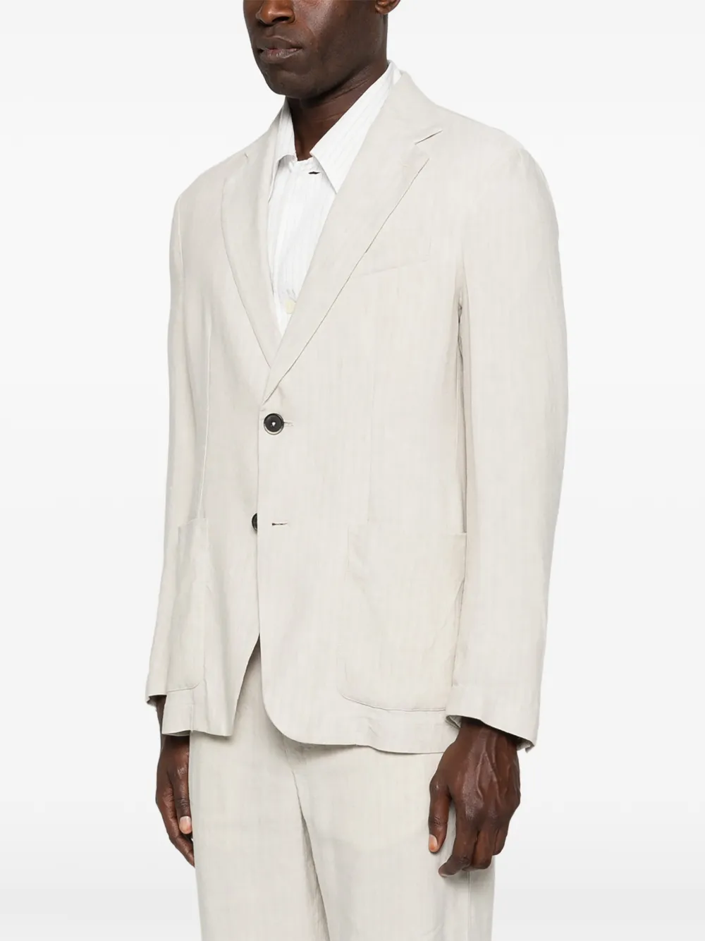Barena herringbone jacket in beige for men