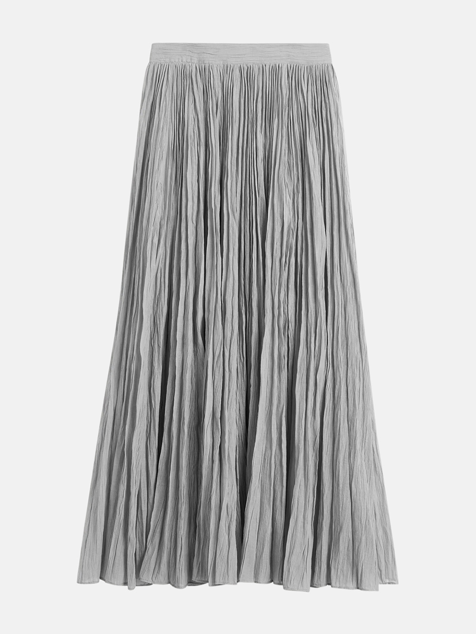 Toteme Geknitterter Plissé-Rock blassgrau Damen