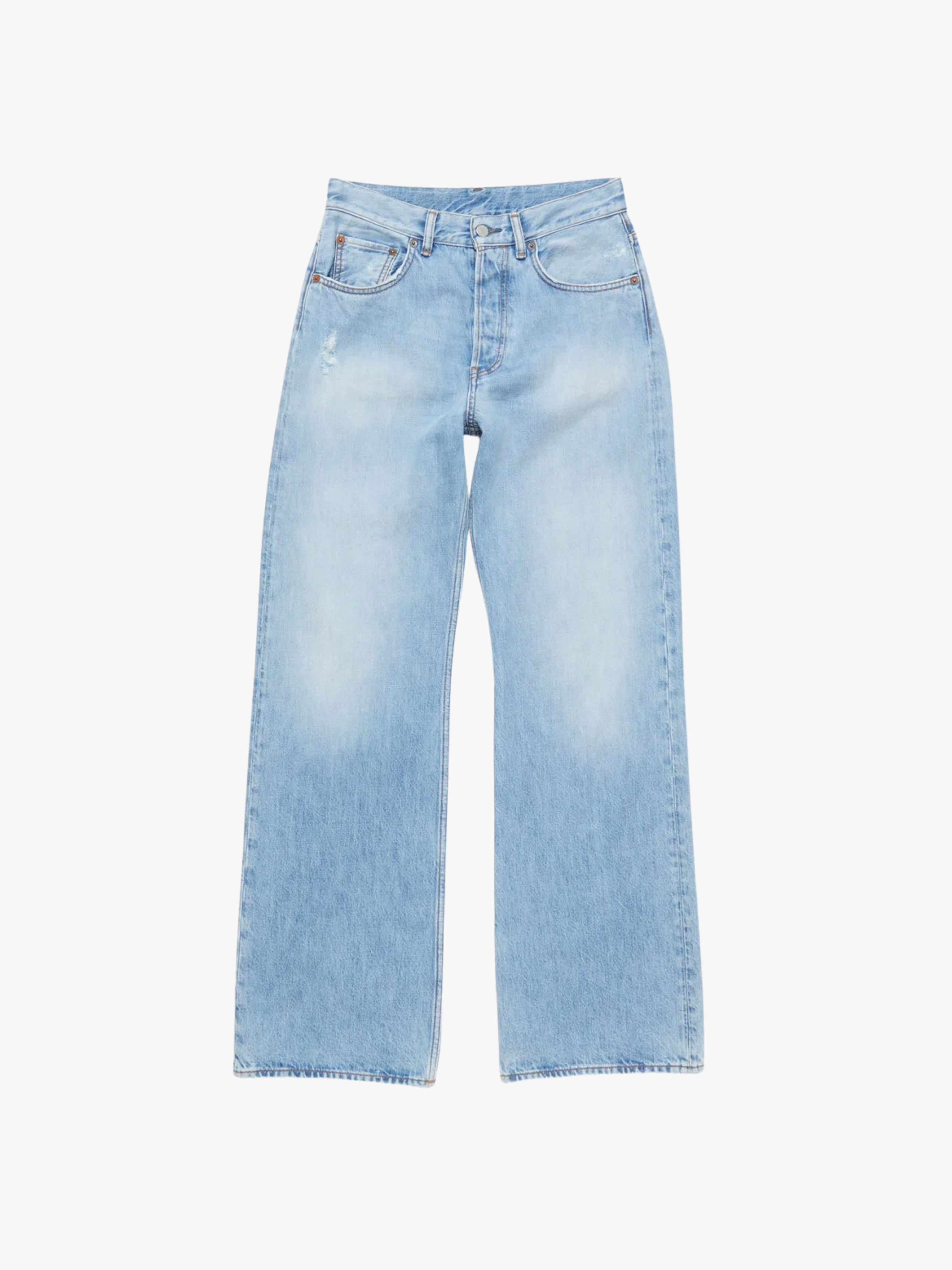 Acne Studios Loose Fit Jeans Vintage Hellblau Damen