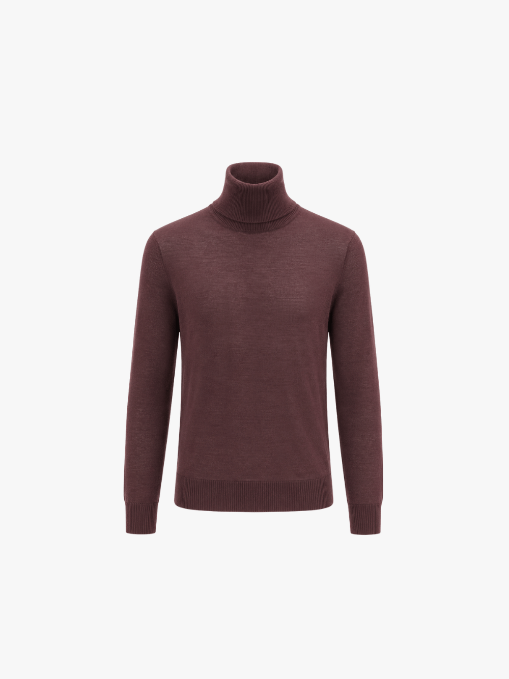 Roberto Collina Rollkragen Pullover Dunkelrot Herren