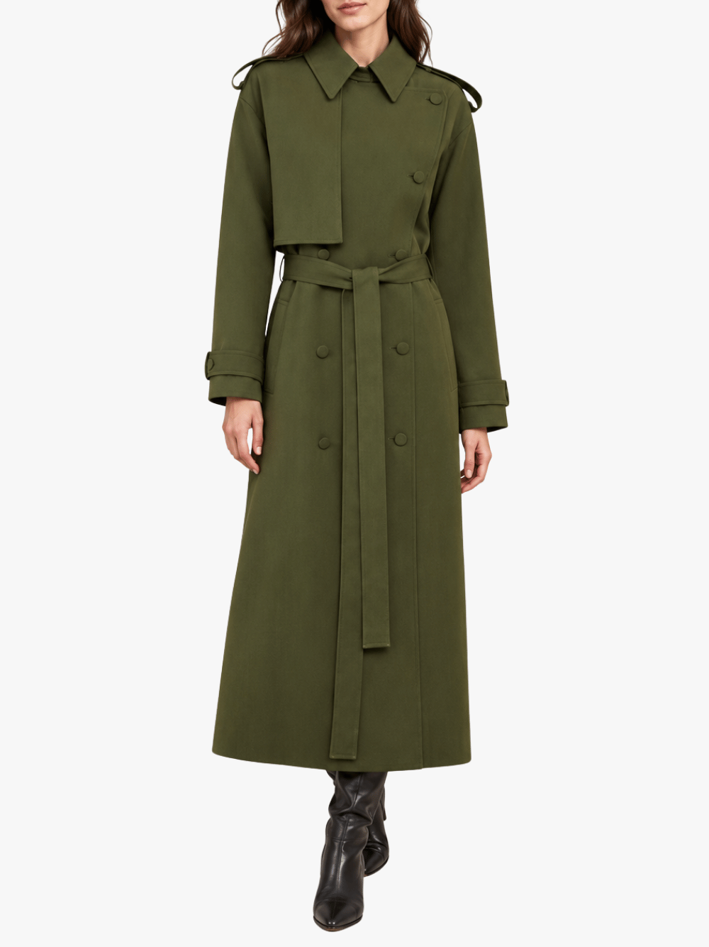 Gabriela Hearst Coat Dark Green Women's