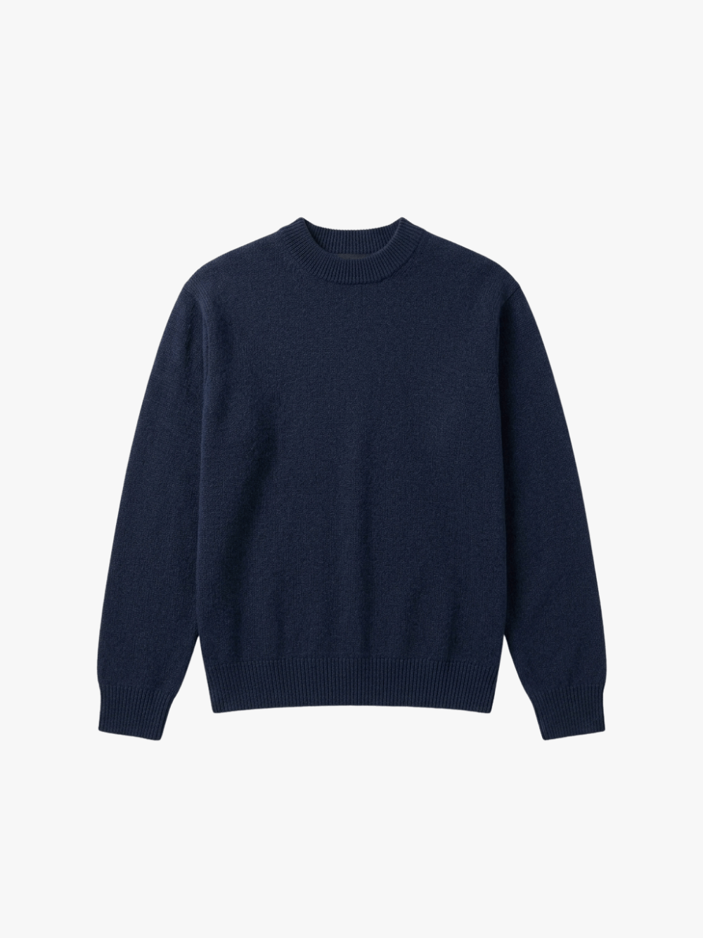 Prada Rundhalspullover aus Re-Kaschmir Navy Herren