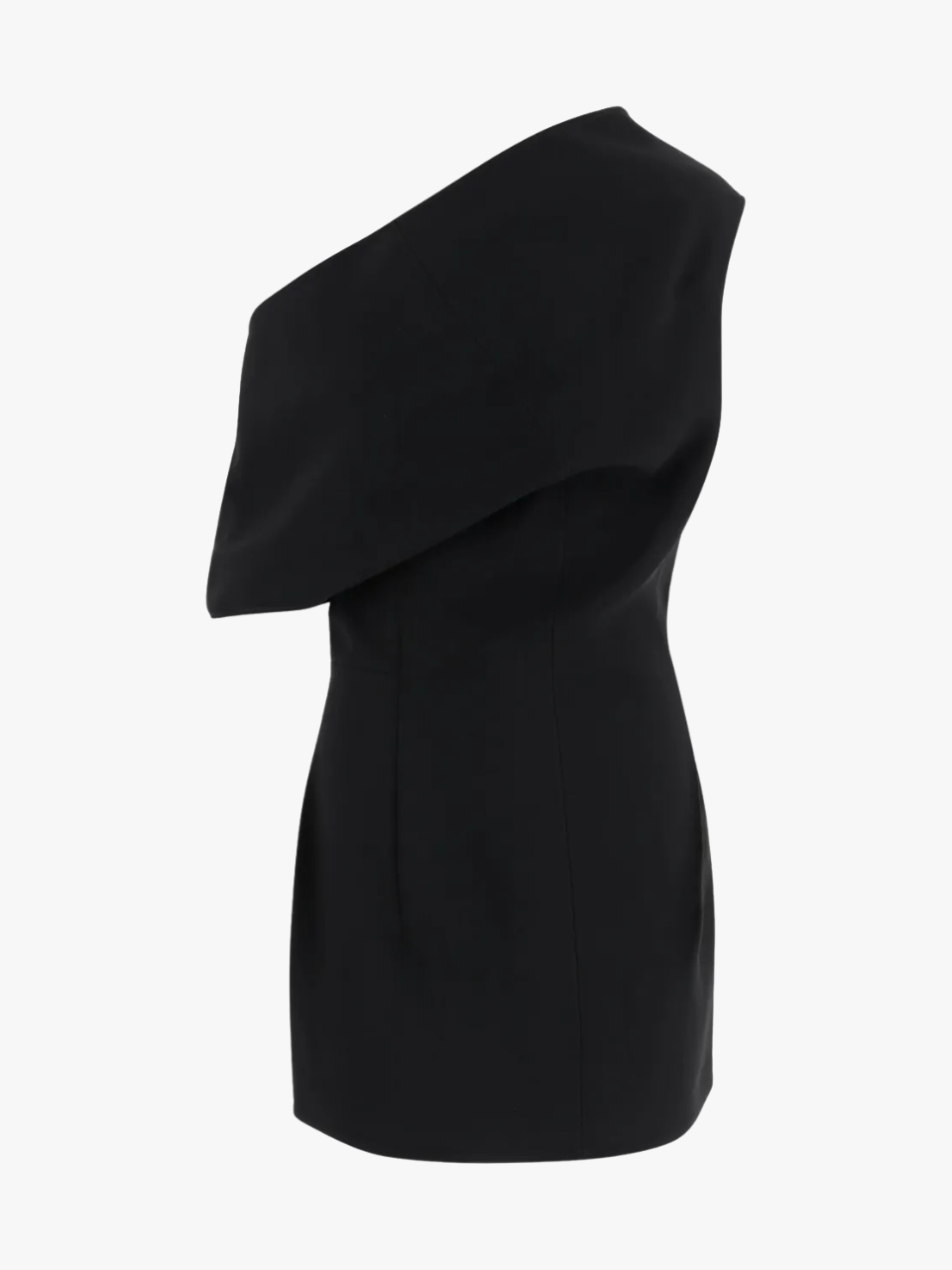 Jacquemus Einschultriges Pesce Minikleid Schwarz Damen