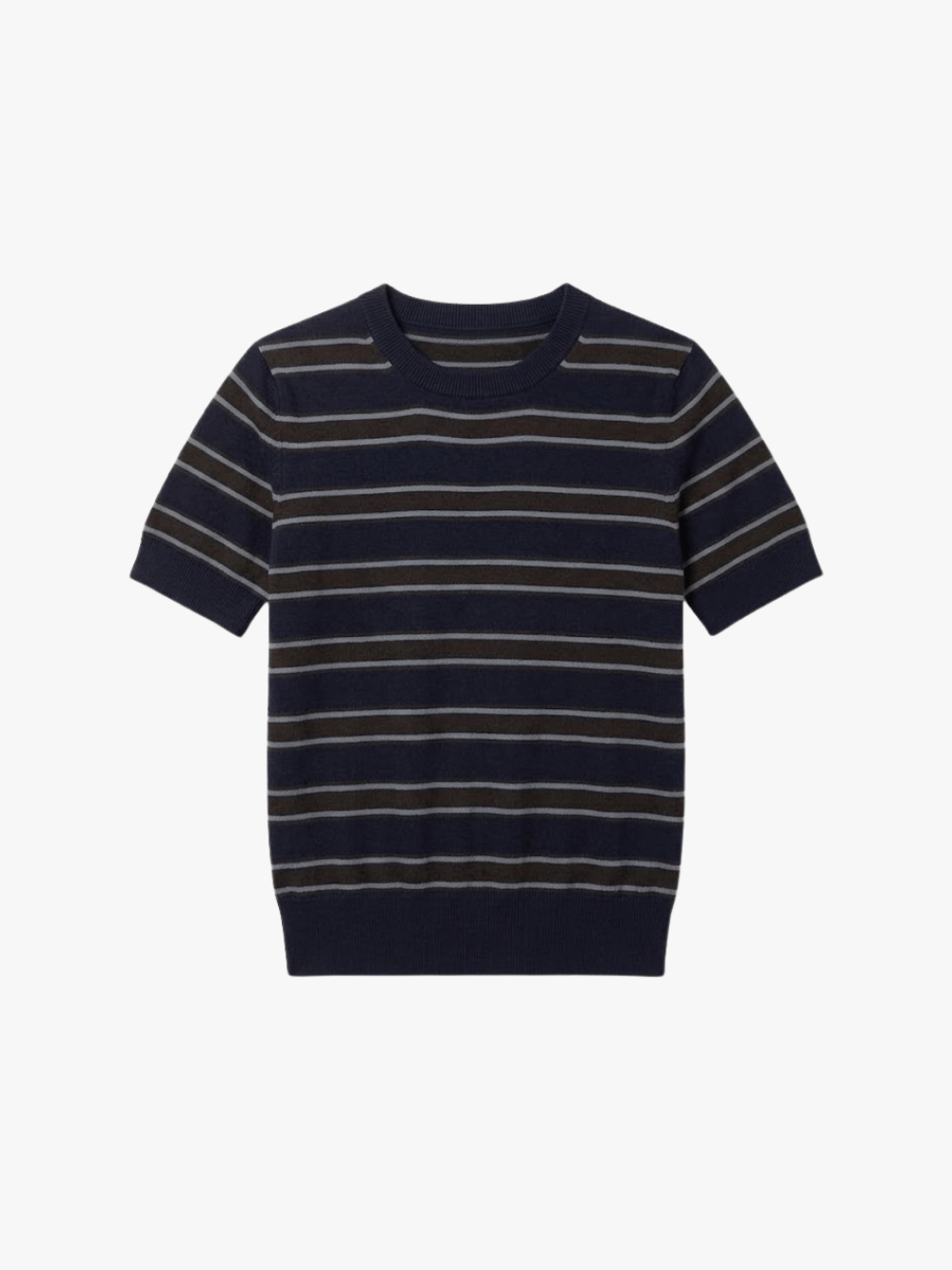 Vince T-Shirt gestreift Navy Damen