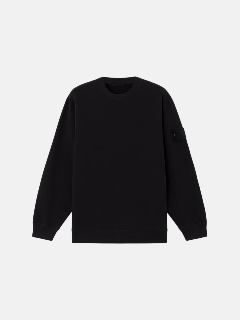 Stone Island Stretch Cotton Fleece Ghost Schwarz Herren