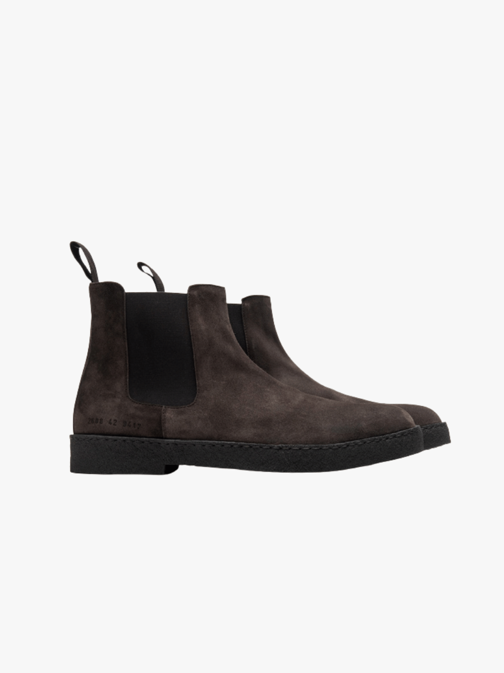 Common Projects Chelsea Boot mit Gummisohle 2608 Dunkelbraun Herren