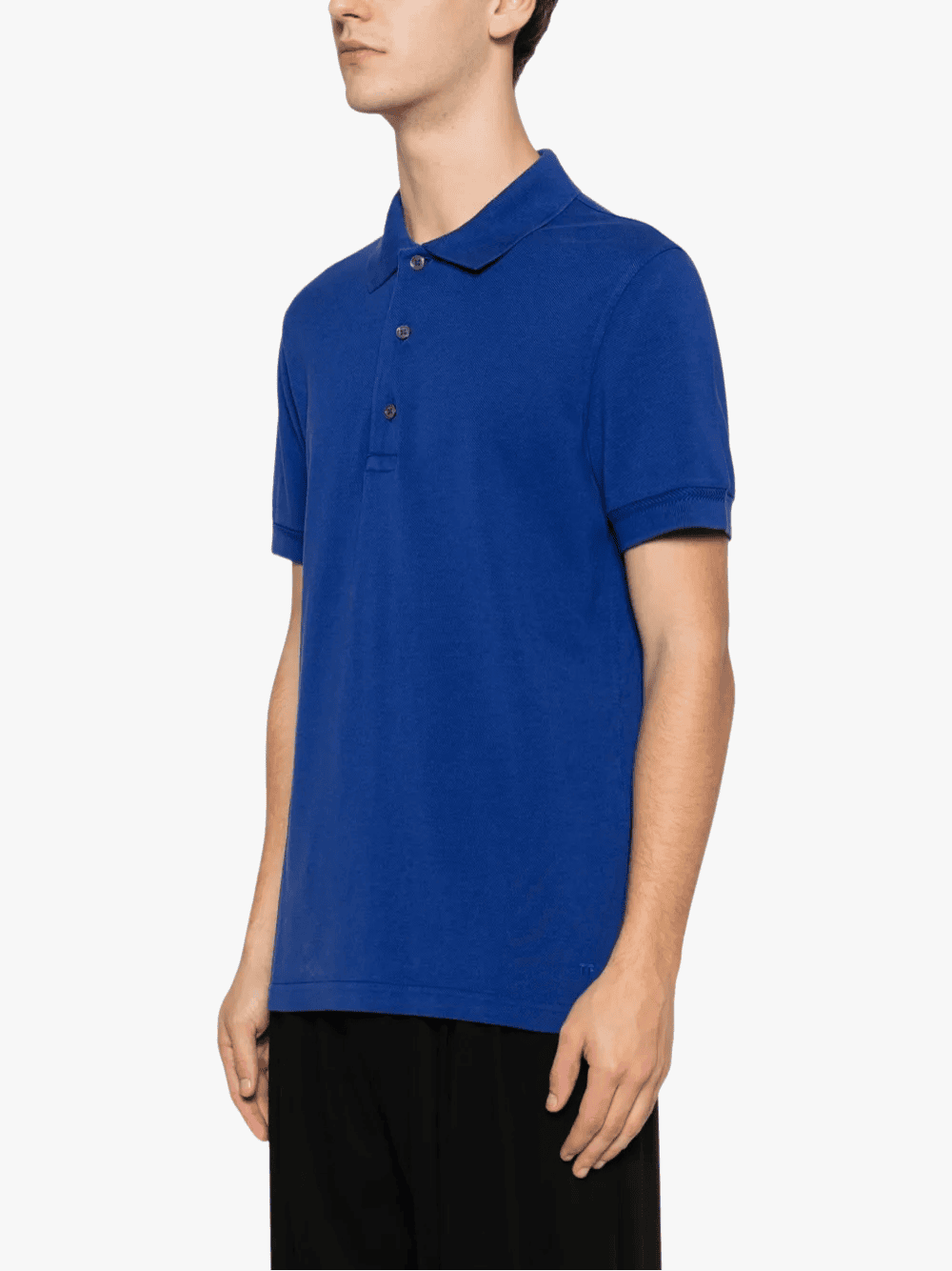 Tom Ford Poloshirt mit kurzen Ärmeln Blau Herren