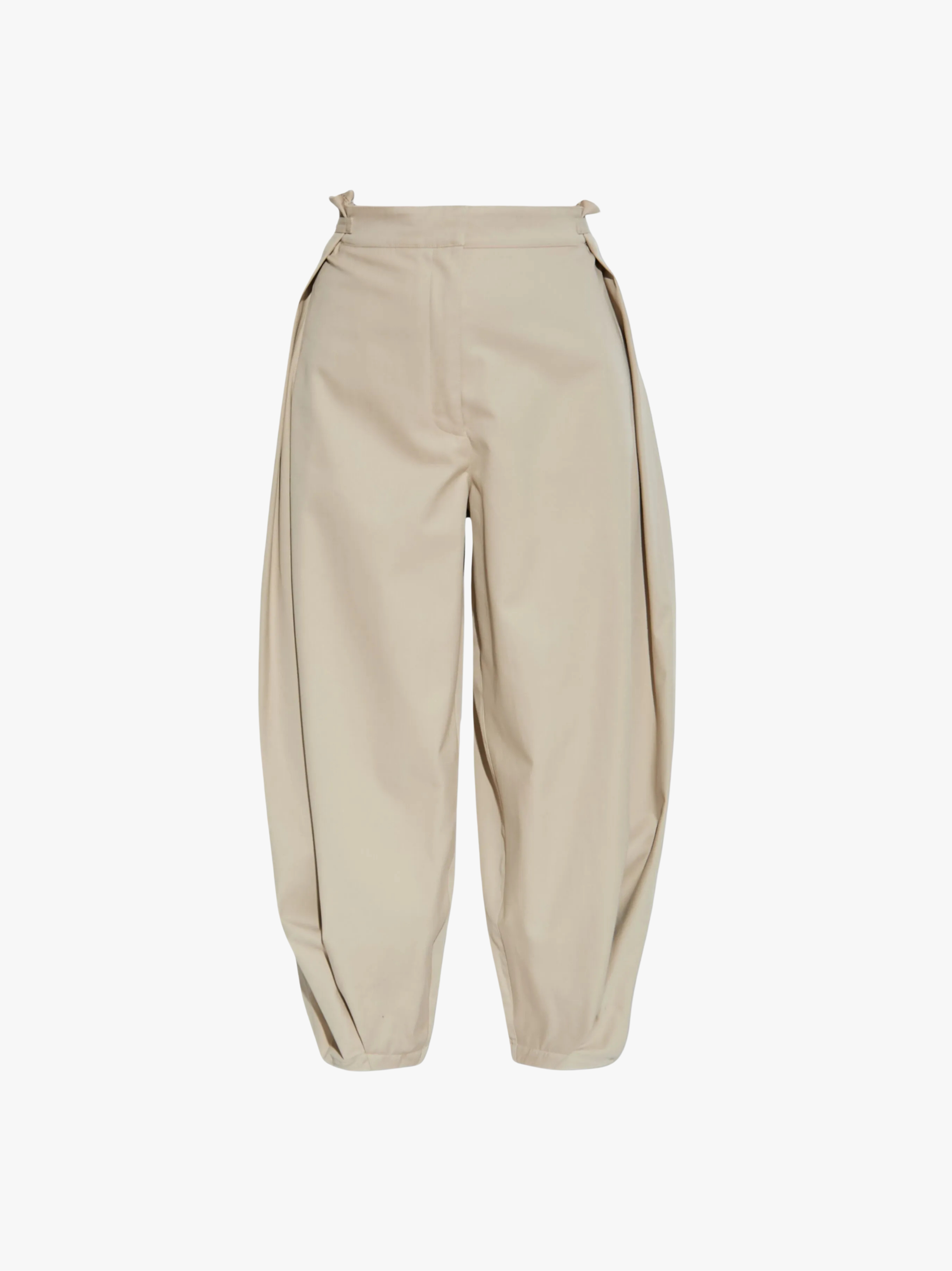 Loewe Plissierte Ballonhose Beige Damen
