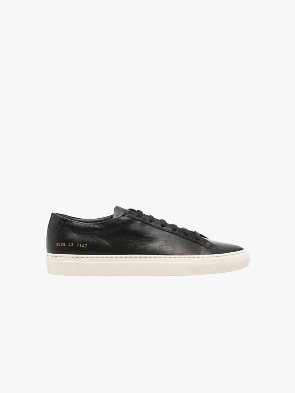 Common Projects Leder-Schnürsneaker Schwarz Herren