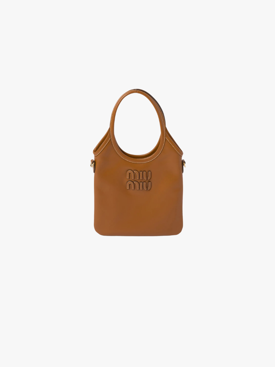 Miu Miu Ivy Tote Bag Braun Damen