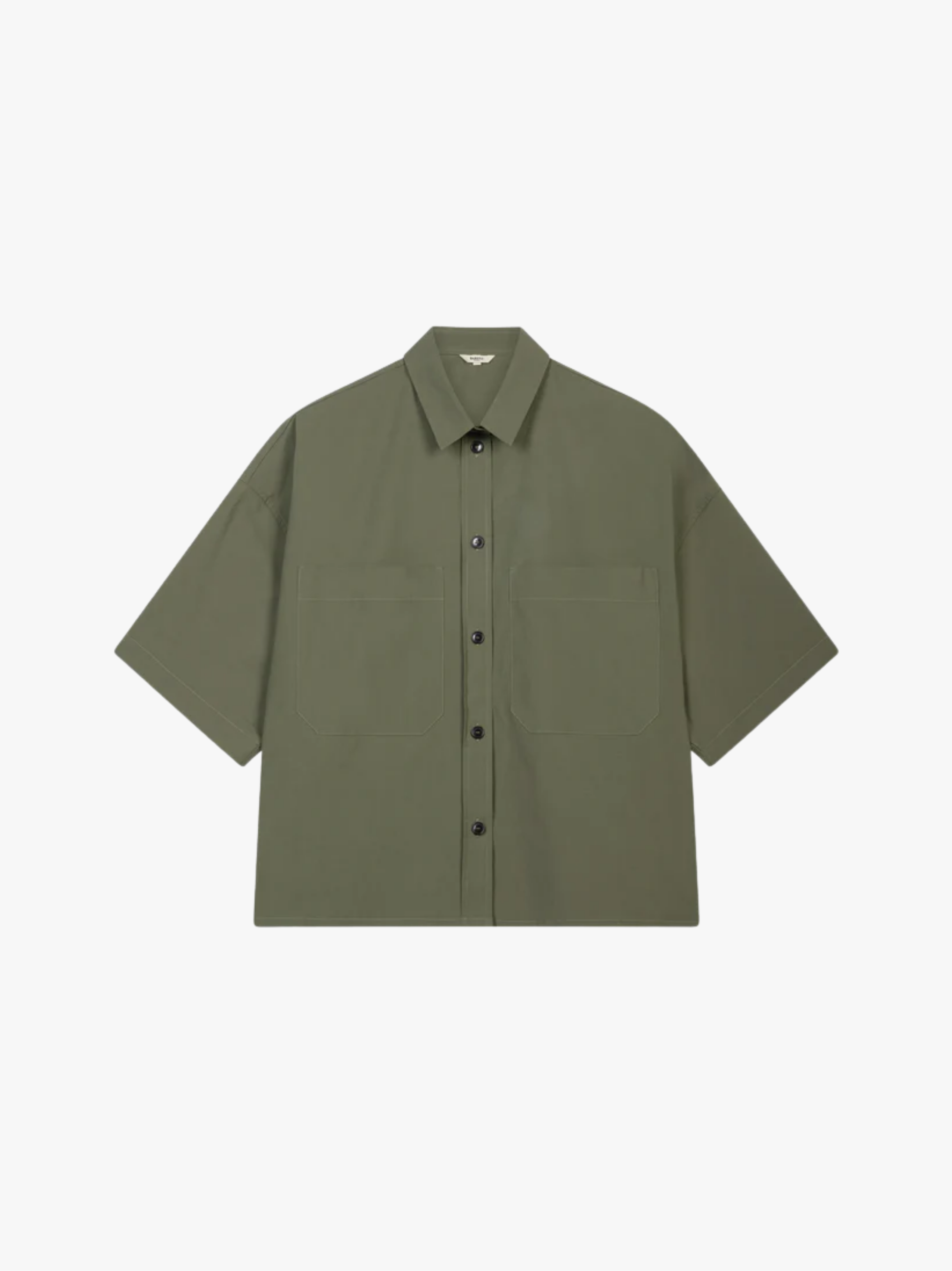 Barena Venezia Priscilla Vion Oliva Kurzarmhemd Olivgrün Damen