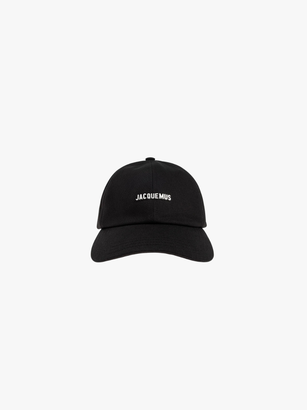 Jacquemus The Gadjo Baseball Cap with Logo Shield Black Men's