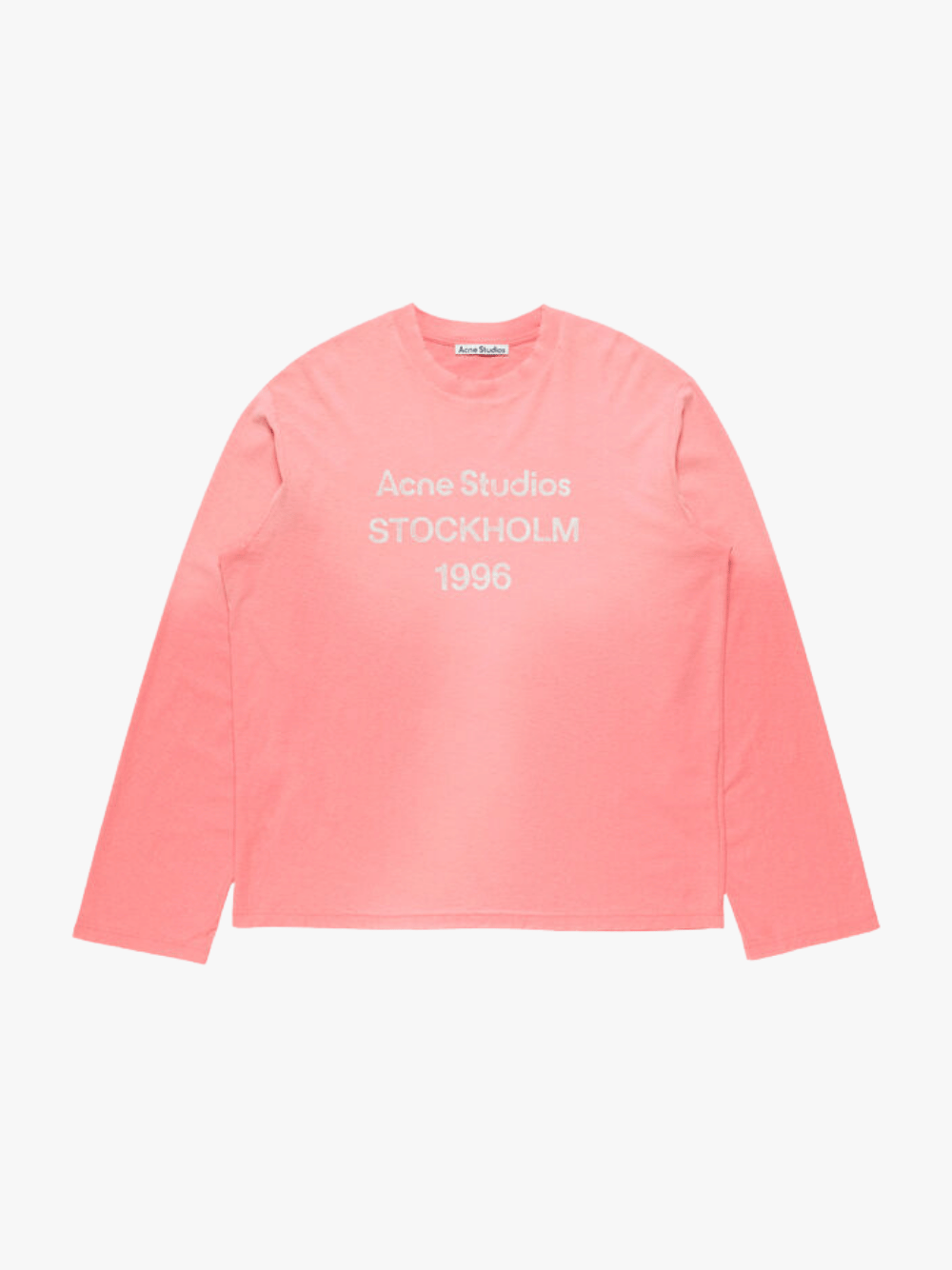 Acne Studios Long-Sleeve T-Shirt Pink Men