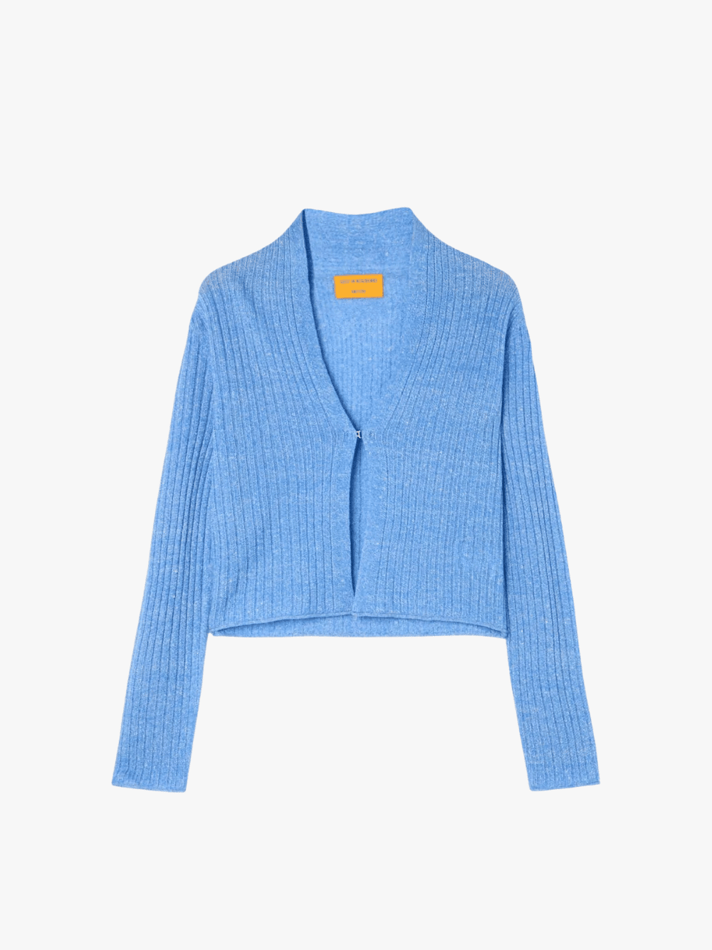 Guest In Residence Rib Stealth Hellblau Damen Strickjacke