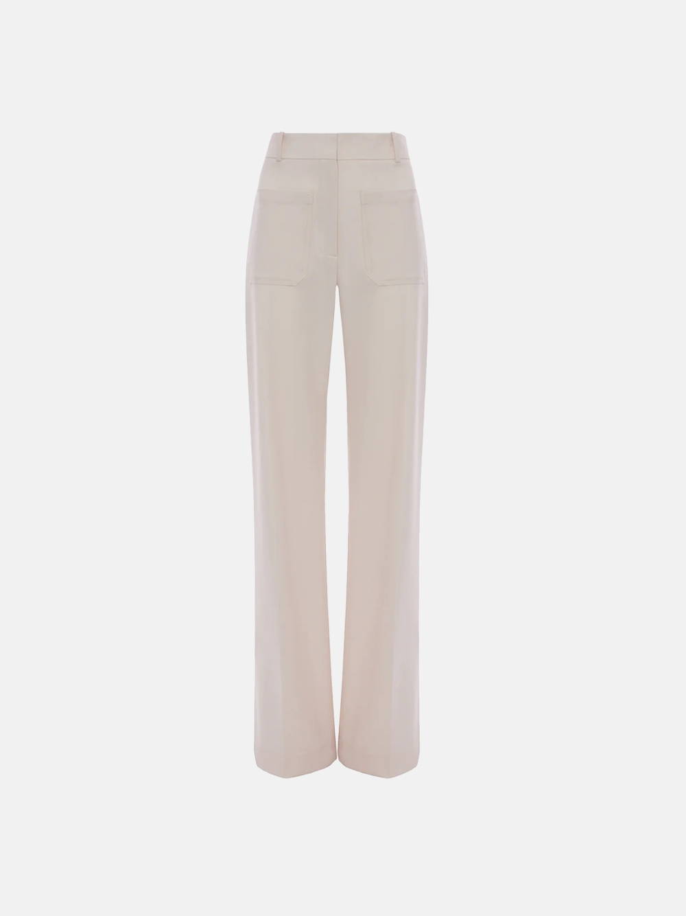 Victoria Beckham Alina Trouser Bone Elegante Hose Damen