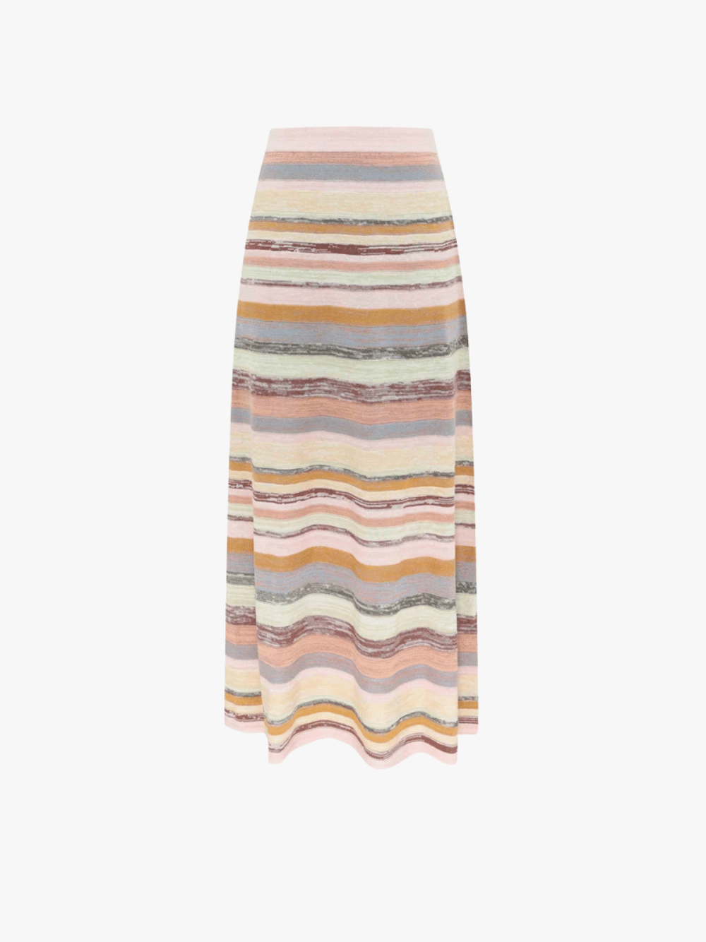 Zimmermann Luna Mouline Multi Stripe Midirock Damen