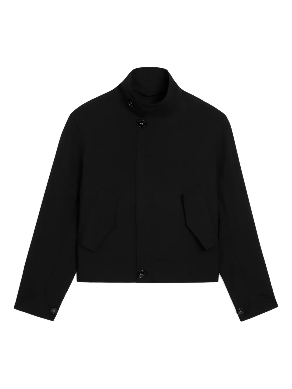 AMI Paris Harrington Jacke mit Stehkragen Schwarz Herren
