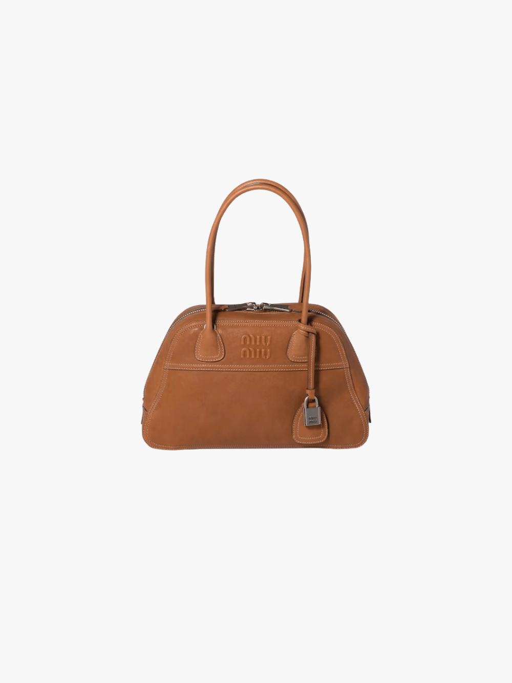 Miu Miu Vivant Tasche aus Nappa-Leder Caramelc Damen