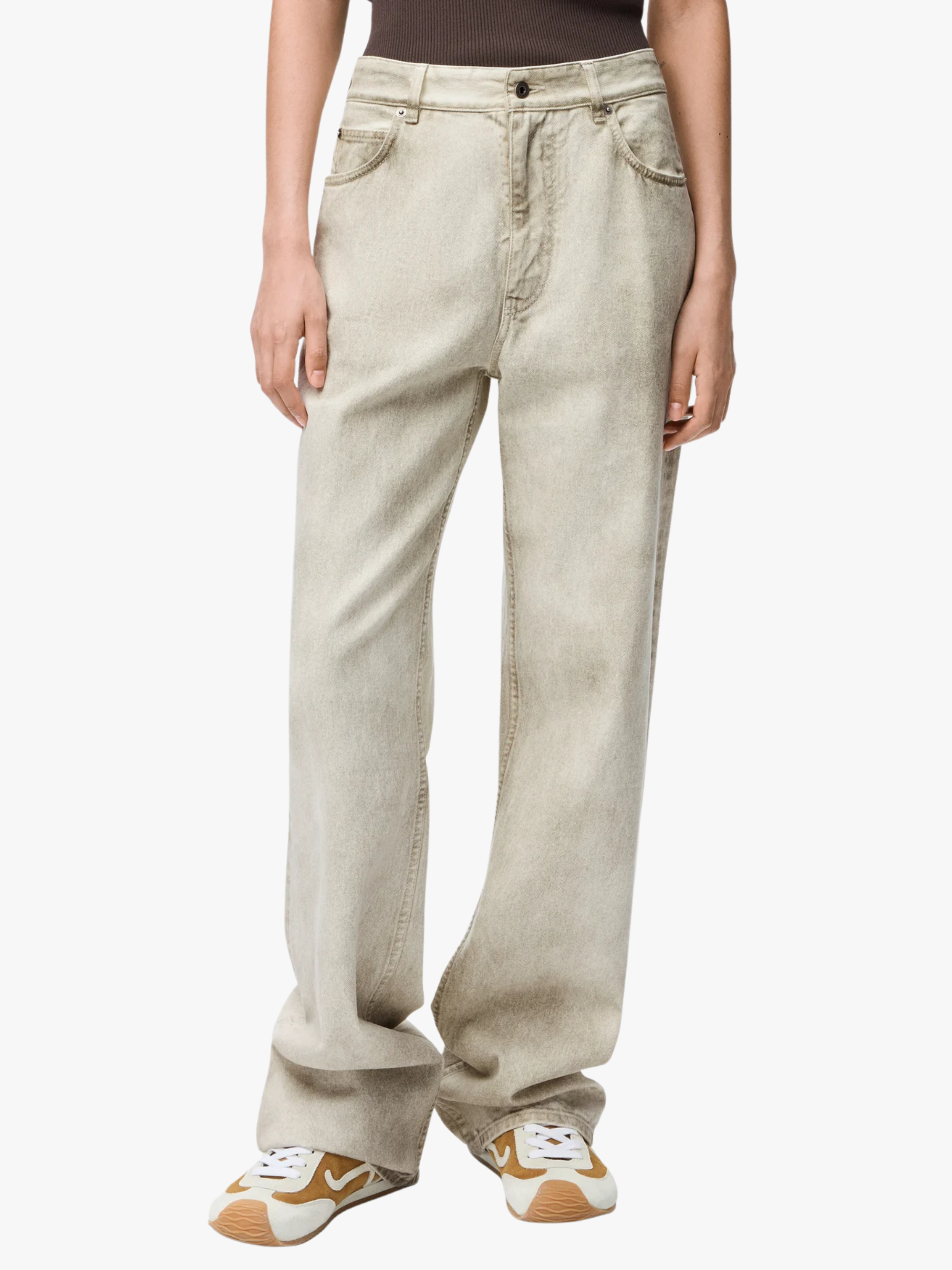 Loewe Jeans aus Denim Hellgrau Damen