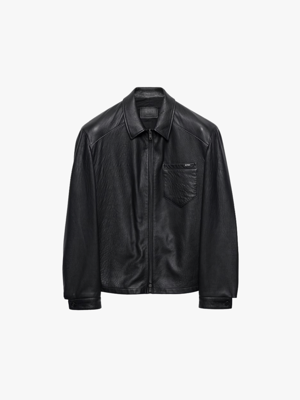 Prada Black Nappa Leather Jacket for Men