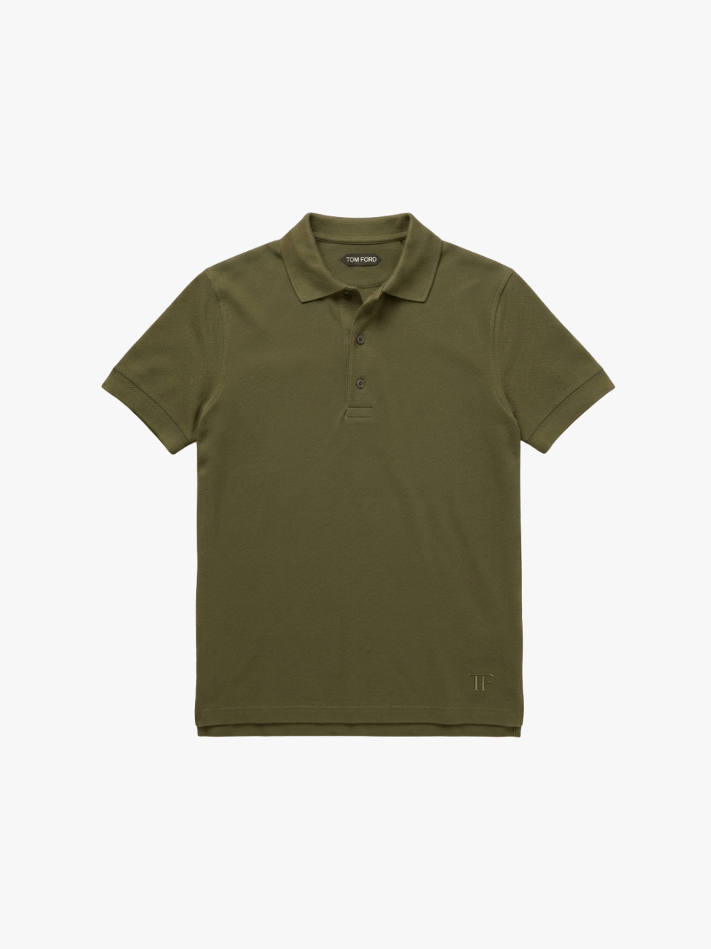 Tom Ford Polo Shirt Olivgrün Herren