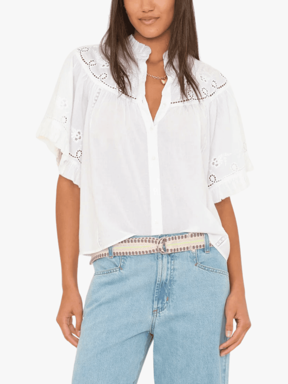 Xirena Mae Shirt Weiß Damen